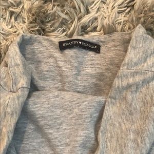 Gray brandy tube top